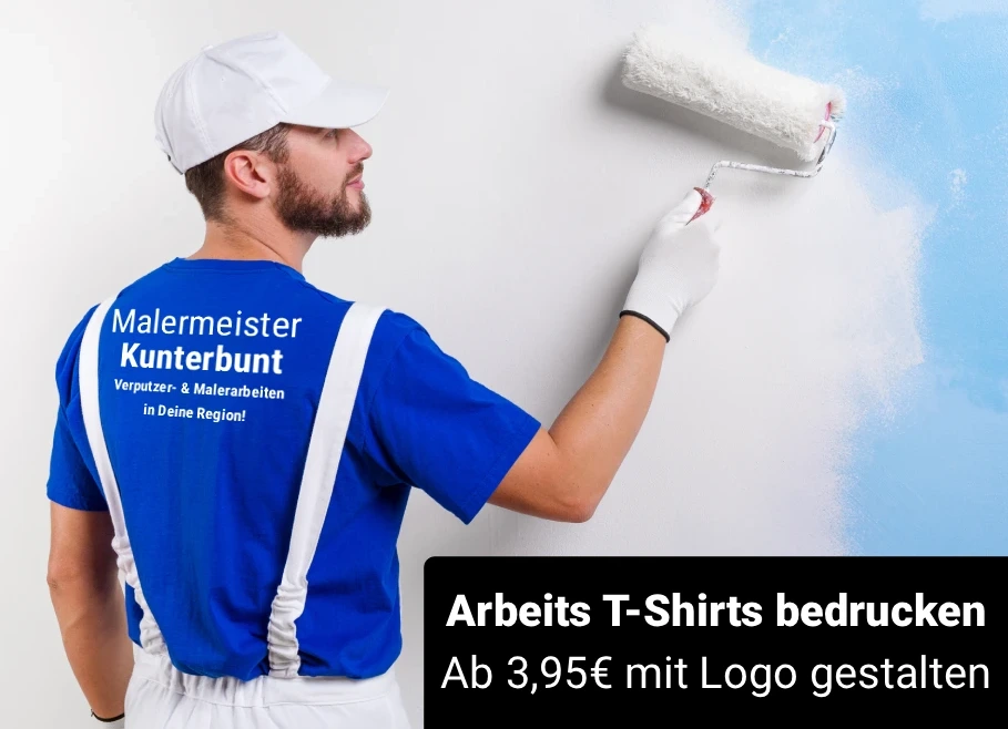 Arbeits T-Shirt mit Firmenlogo