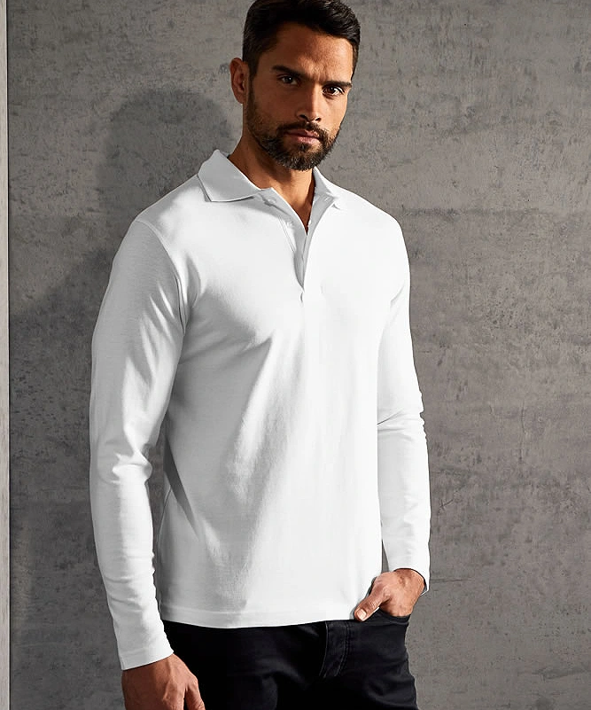 Men Heavy Polo Longsleeve